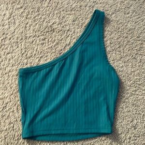 SHEIN One Shoulder Crop Top